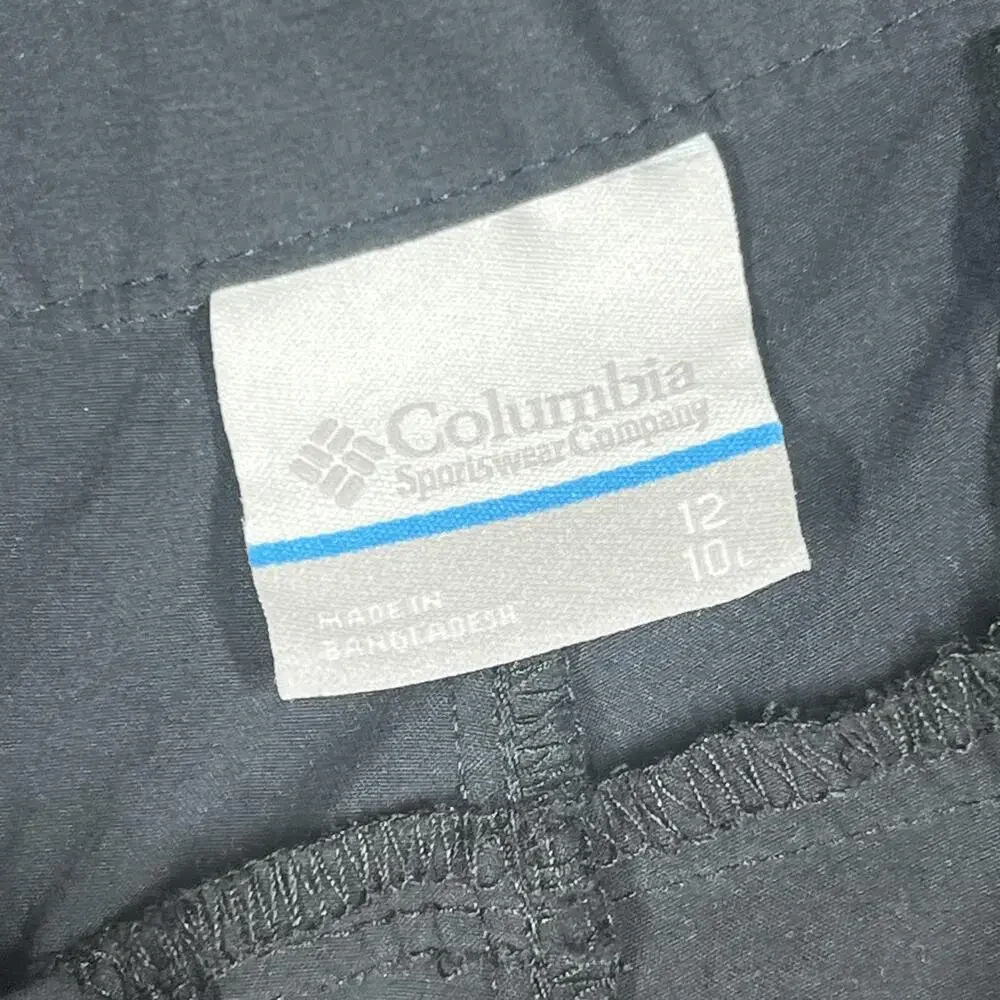 Columbia Shorts Womens 12 Black Bermuda Softshell 33 Waist 9 Inseam Pockets